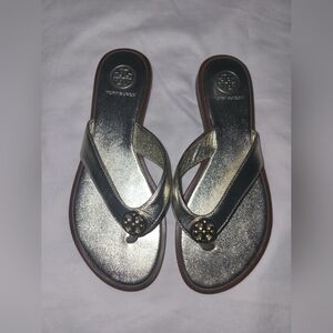 Tory Burch Silver Women's Sandals